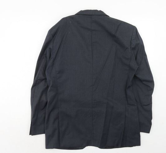 Marks and Spencer Mens Blue Wool Jacket Suit Jacket Size 40 Regular