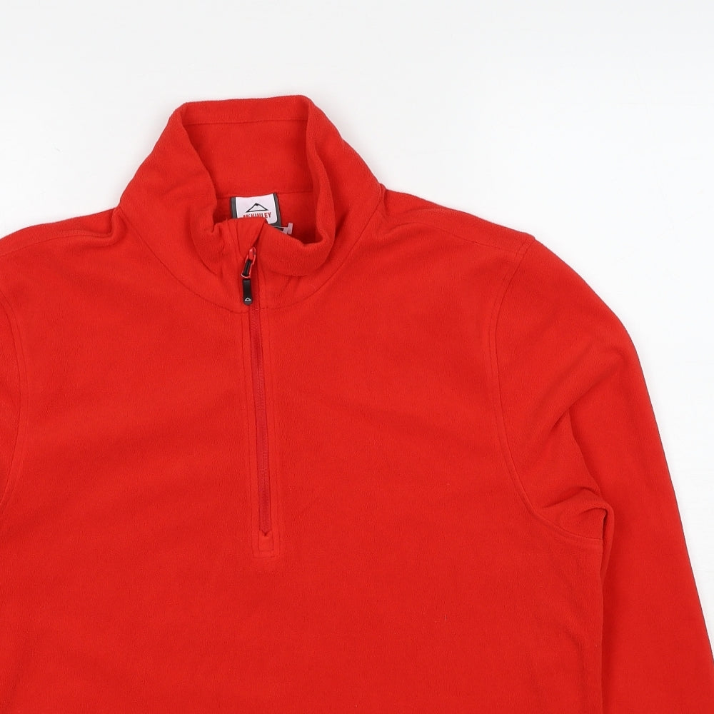 McKINLEY Womens Red Polyester Pullover Sweatshirt Size 10 Pullover