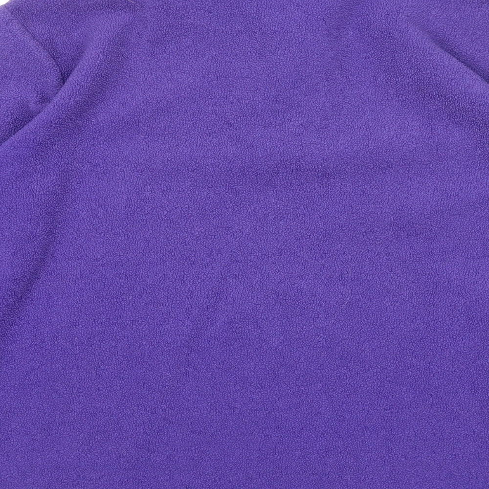 Hi Gear Womens Purple Polyester Pullover Sweatshirt Size 12 Zip