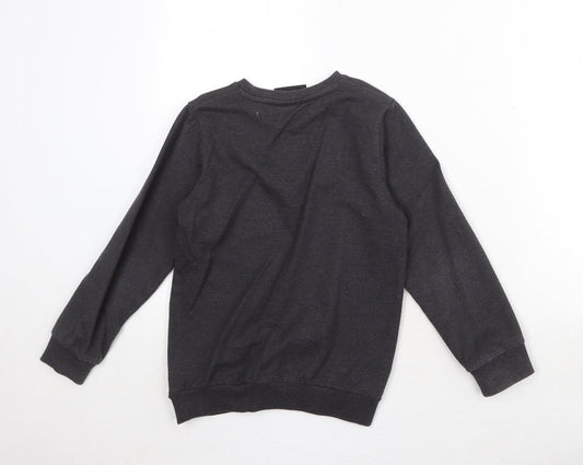 Fortnite Boys Grey Cotton Pullover Sweatshirt Size 8 Years Pullover