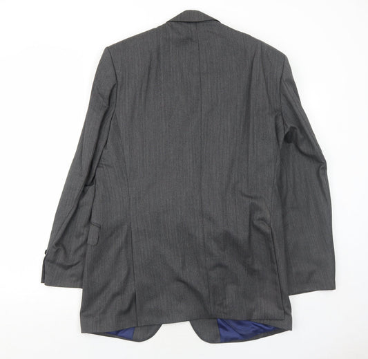 Marks and Spencer Mens Grey Wool Jacket Suit Jacket Size 40 Regular