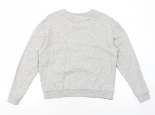 Very Womens Grey Cotton Pullover Sweatshirt Size 8 Pullover - California