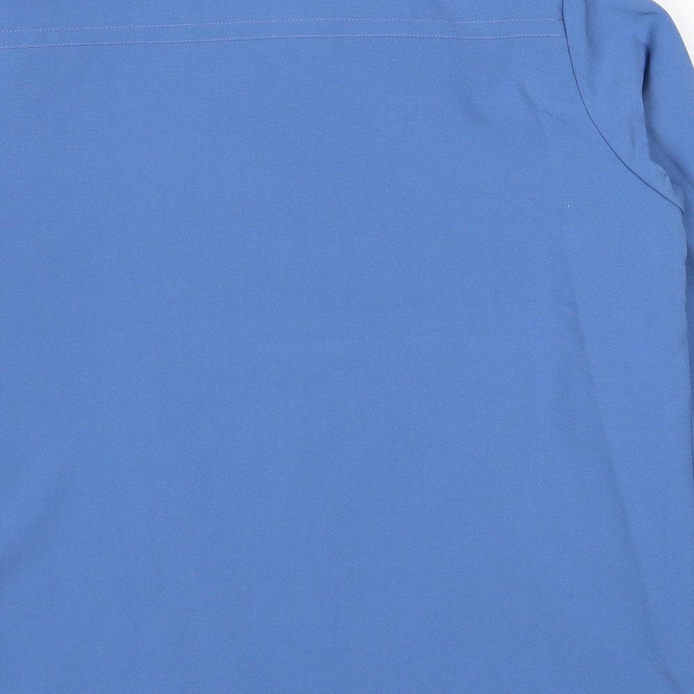 Amber Womens Blue Jacket Size 12 Zip