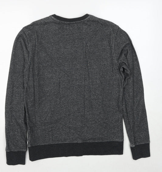 Stanley Mens Grey Cotton Pullover Sweatshirt Size M