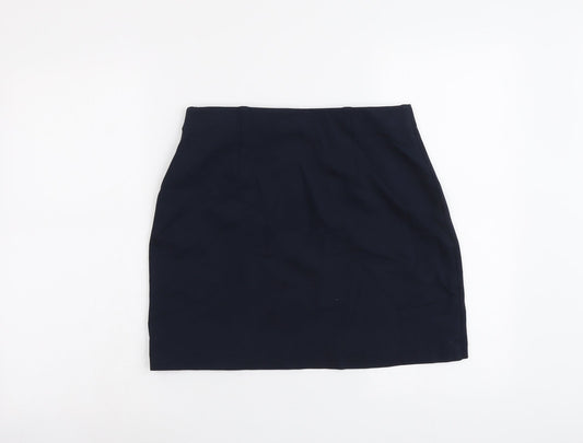 Marks and Spencer Womens Black Viscose Bandage Skirt Size 10