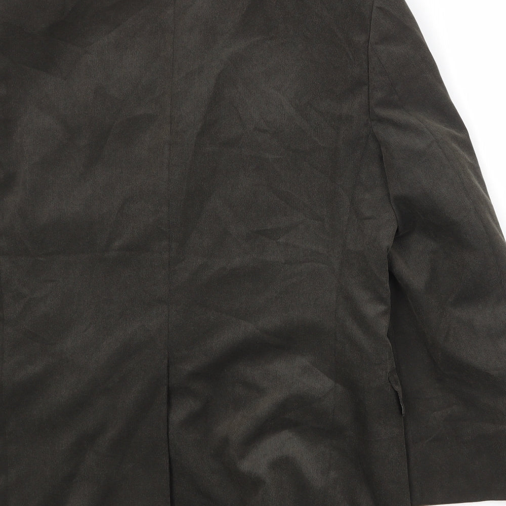 Marks and Spencer Mens Brown Polyester Jacket Blazer Size 38 Regular