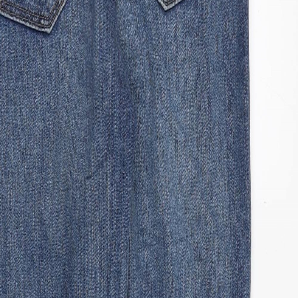 Gap Womens Blue Cotton Skinny Jeans Size 26 in Regular Zip