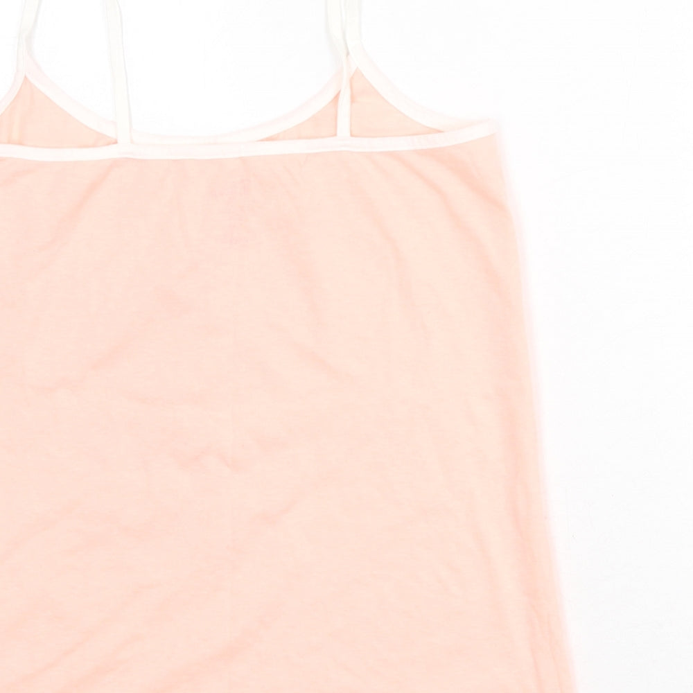 Disney Womens Pink Polyester Camisole Tank Size M Round Neck - Disney is My Happy Place