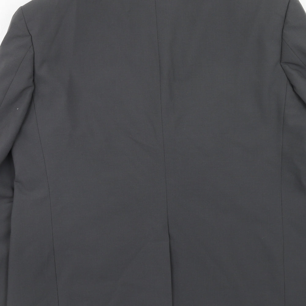 Marks and Spencer Mens Grey Wool Jacket Suit Jacket Size 42 Regular