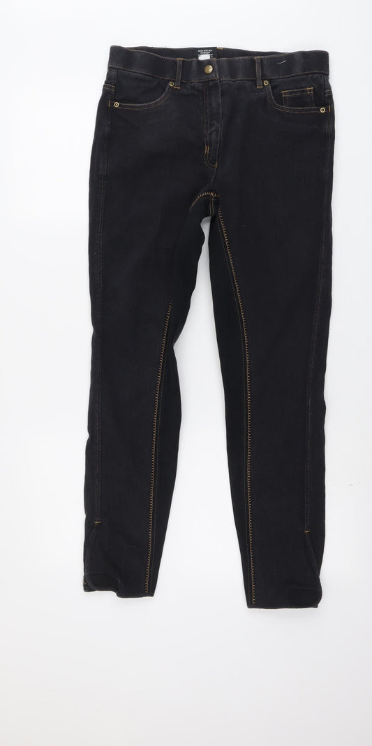 Tagg Womens Grey Cotton Straight Jeans Size 30 in L28 in Regular Button