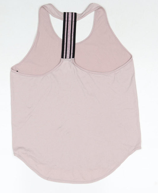 Boux Womens Pink Polyester Pullover Tank Size S Round Neck Pullover