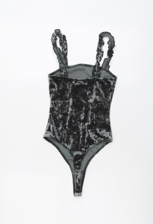 Urban Outfitters Womens Green Polyester Bodysuit One-Piece Size S Pullover