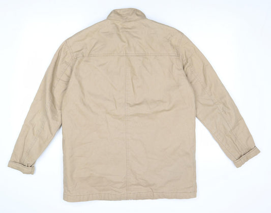 Divided by H&M Mens Beige Jacket Size S Zip