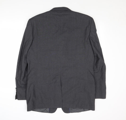 NEXT Mens Grey Wool Jacket Suit Jacket Size 42 Regular