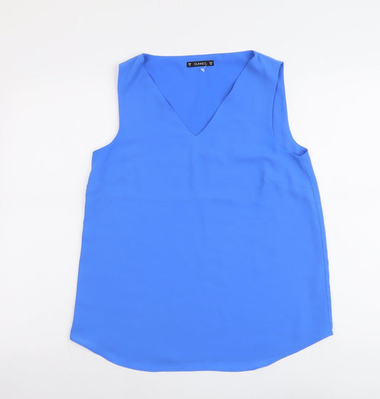 Womens UK Size 10 Dunnes Stores Blue Polyester Tank