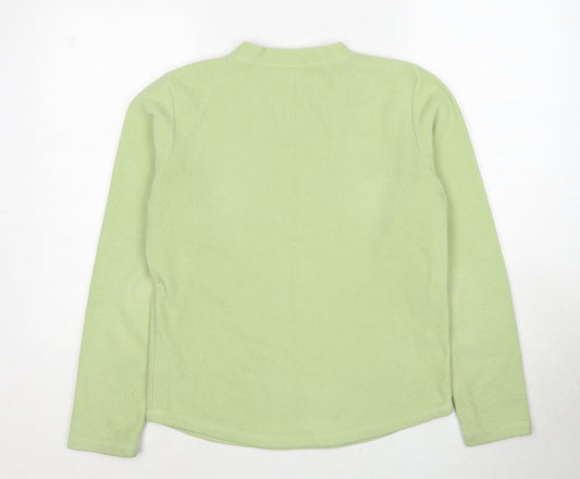 Para Womens Green Polyester Pullover Sweatshirt Size S Pullover - Size S-M