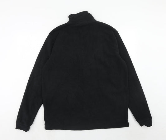 Huston Harbour Mens Black Jacket Size L Zip