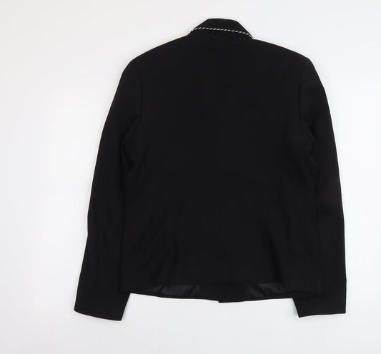 Lakeland Womens Black Polyester Jacket Blazer Size 14