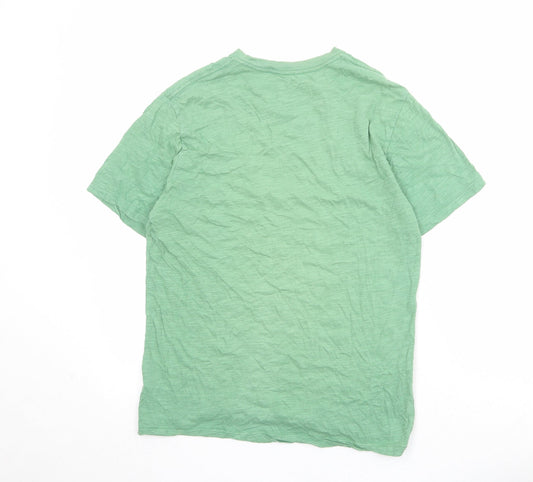 Gap Womens Green Cotton Basic T-Shirt Size S Round Neck - Throw Back Thursday