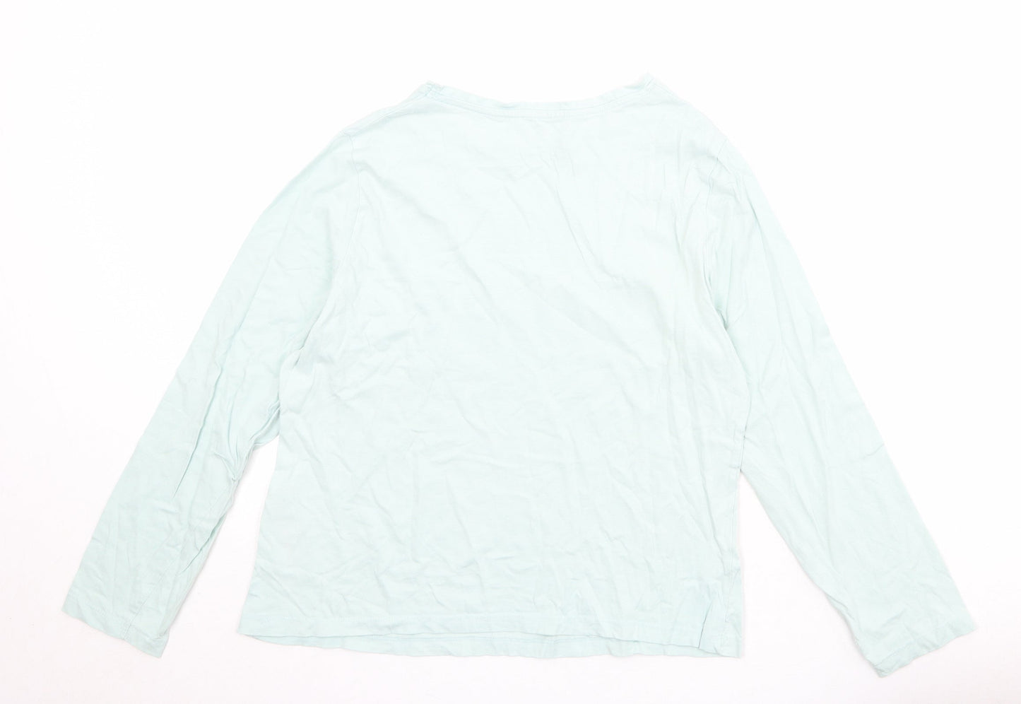 Disney Womens Blue 100% Cotton Basic T-Shirt Size S Round Neck - It's A Good Day 7 Dwarfs