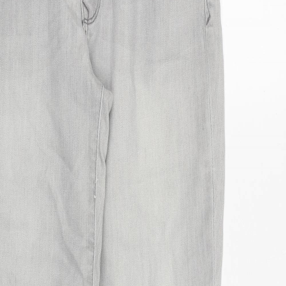 Gap Womens Grey Cotton Jegging Jeans Size 28 in Regular Zip