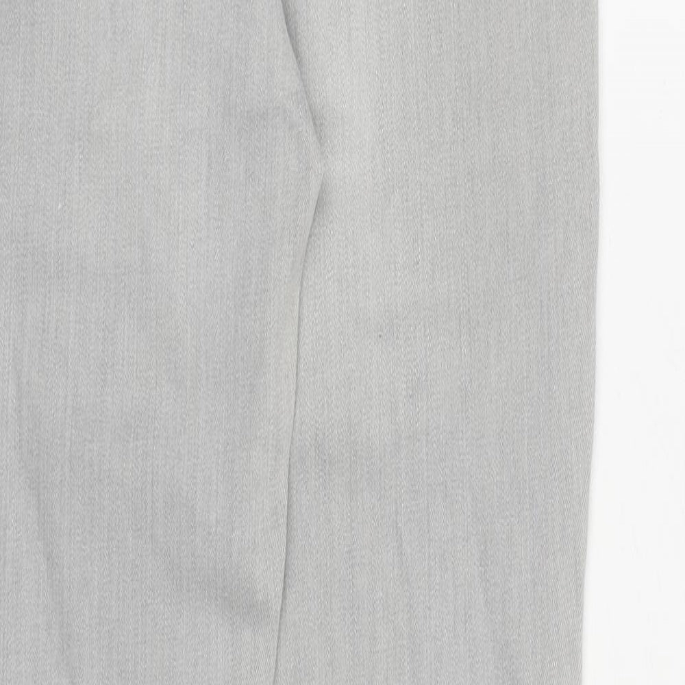 Gap Womens Grey Cotton Jegging Jeans Size 28 in Regular Zip