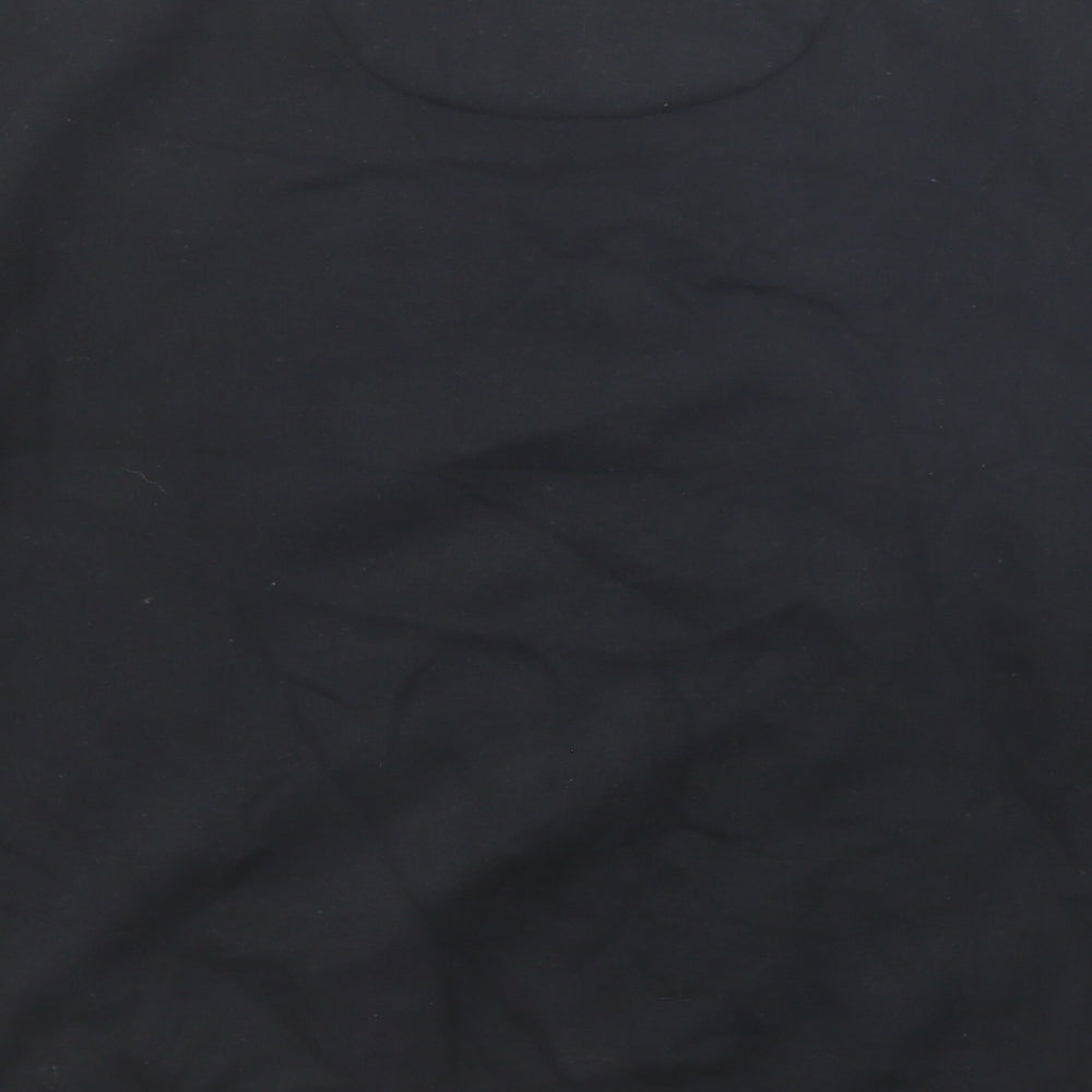 Jack Wills Womens Black Cotton Pullover Sweatshirt Size 6 Pullover