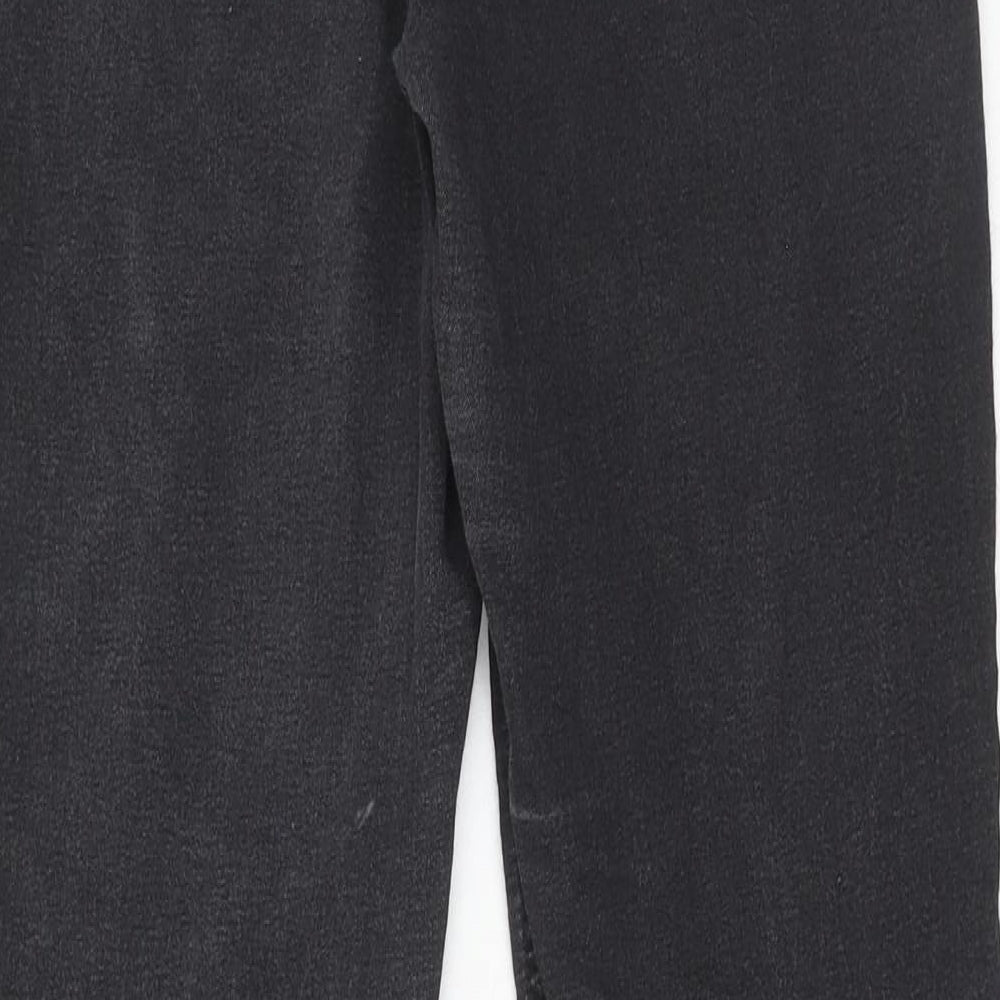 Marks and Spencer Womens Black Cotton Jegging Jeans Size 10 Regular
