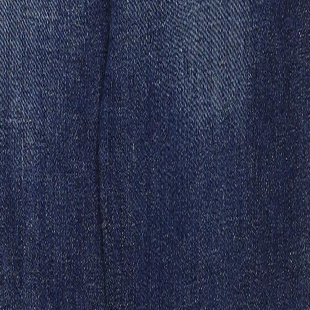 Hollister Womens Blue Cotton Skinny Jeans Size 26 in L30 in Regular Zip