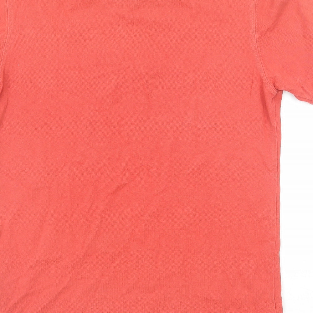Jack Wills Mens Red Cotton Polo Size XS Collared Button
