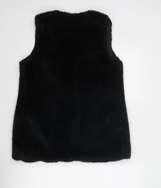 New Look Womens Black Gilet Jacket Size 12 - No closure