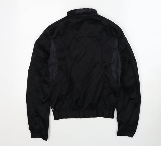 Duck and Cover Womens Black Bomber Jacket Jacket Size XS Zip