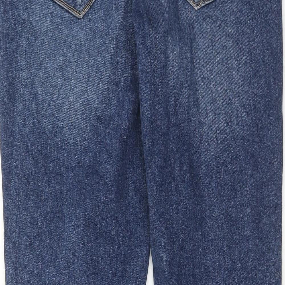 Gap Womens Blue Cotton Skinny Jeans Size 26 in Regular Zip