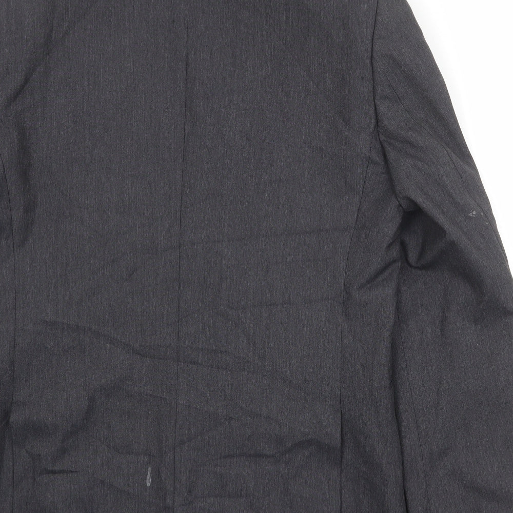 Marks and Spencer Mens Grey Polyester Jacket Suit Jacket Size 40 Regular