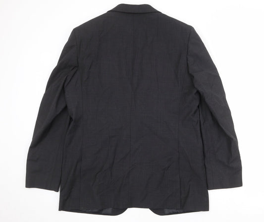 Marks and Spencer Mens Grey Wool Jacket Suit Jacket Size 44 Regular