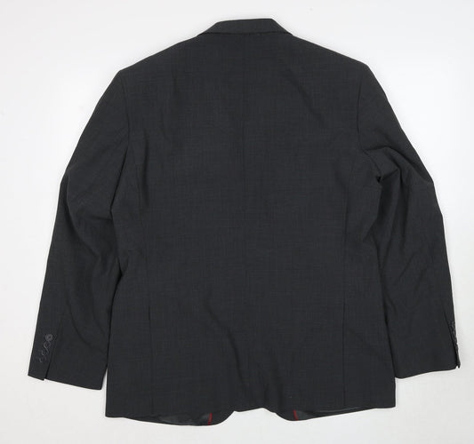 Marks and Spencer Mens Grey Wool Jacket Suit Jacket Size 42 Regular