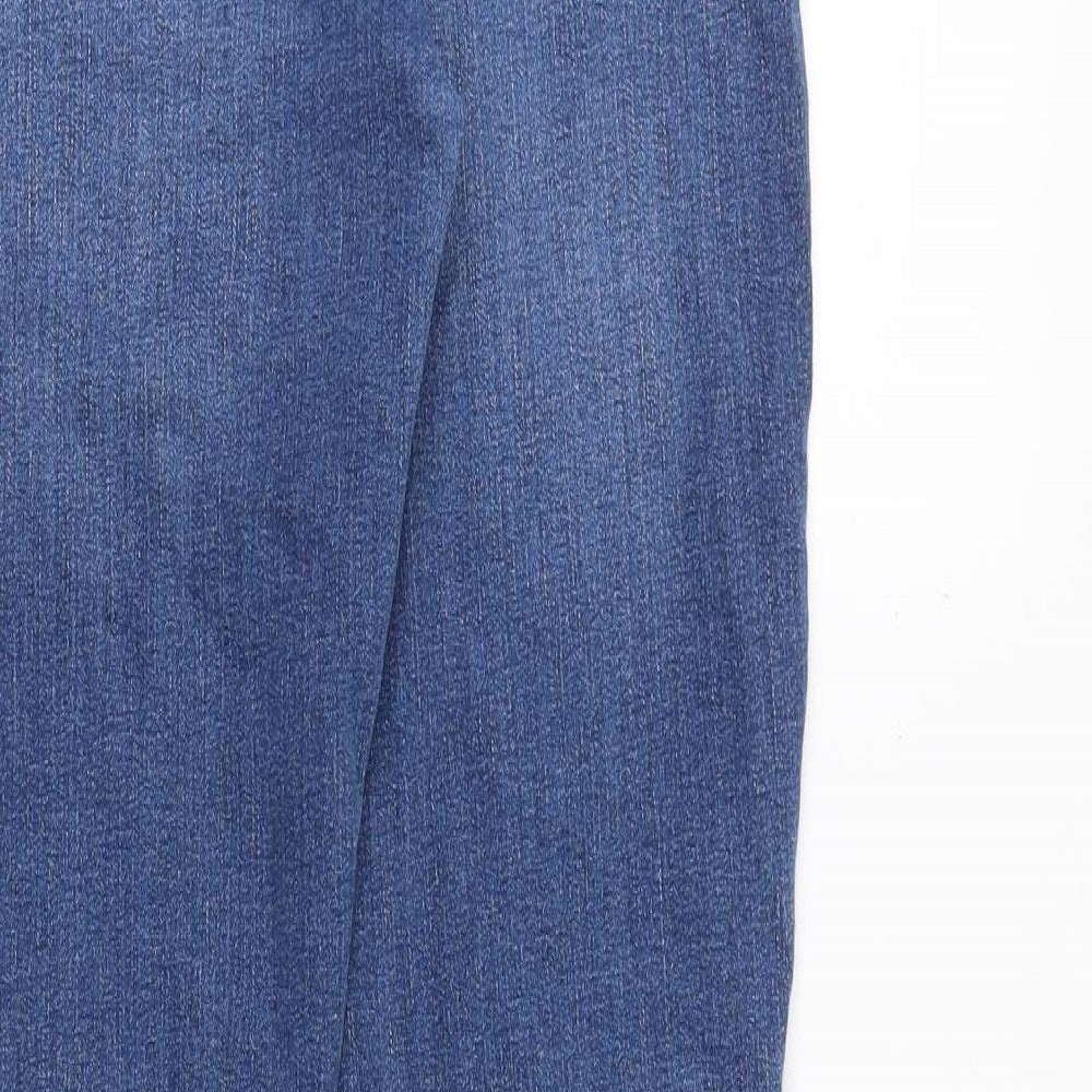 Gap Womens Blue Cotton Skinny Jeans Size 27 in Regular Zip