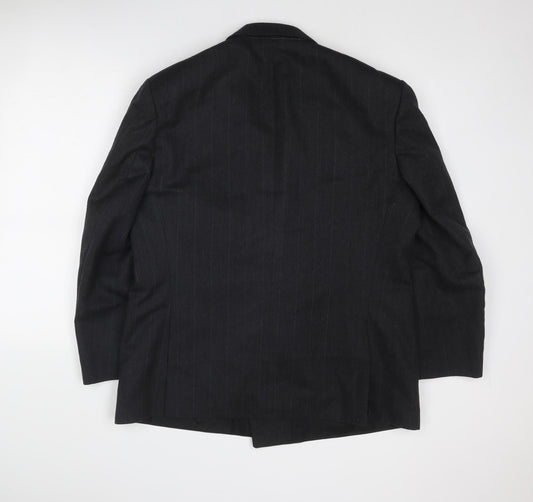 St Michael Mens Grey Polyester Jacket Suit Jacket Size 44 Regular
