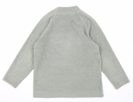 BHS Womens Grey Polyester Pullover Sweatshirt Size 10