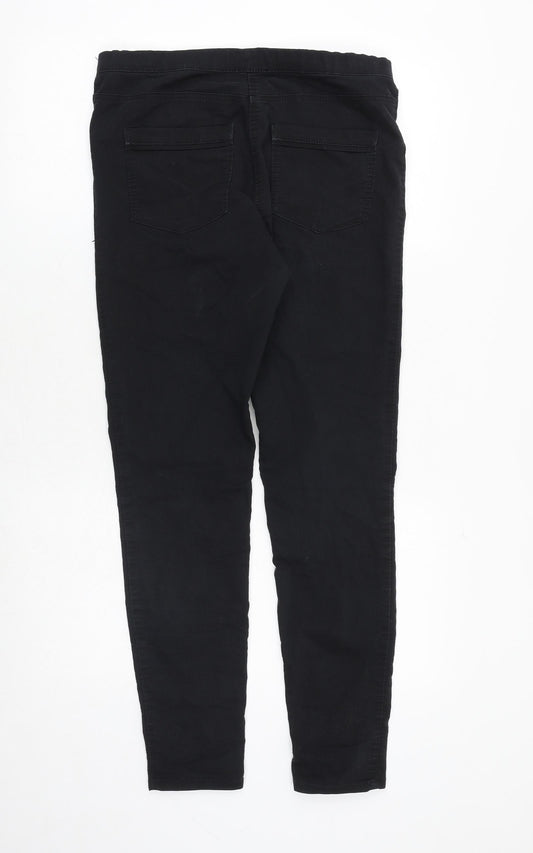 H&M Womens Black Polyester Skinny Jeans Size 31 in Regular