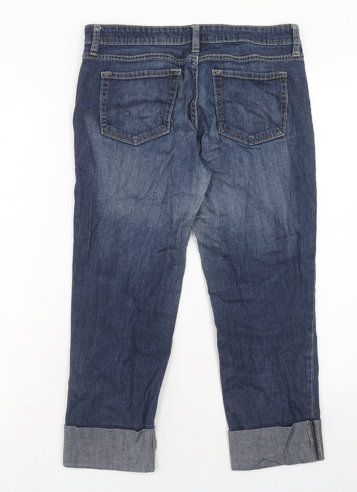 Gap Womens Blue Cotton Skinny Jeans Size 30 in Regular Zip