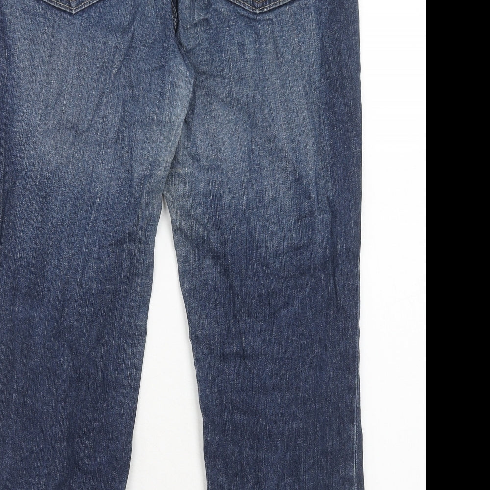 Gap Womens Blue Cotton Skinny Jeans Size 30 in Regular Zip
