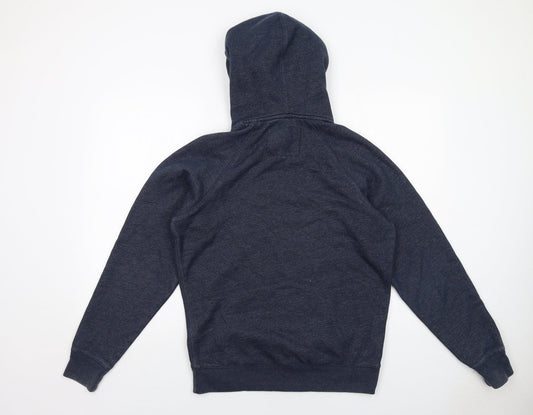 Jack Wills Womens Blue Cotton Pullover Hoodie Size S Pullover