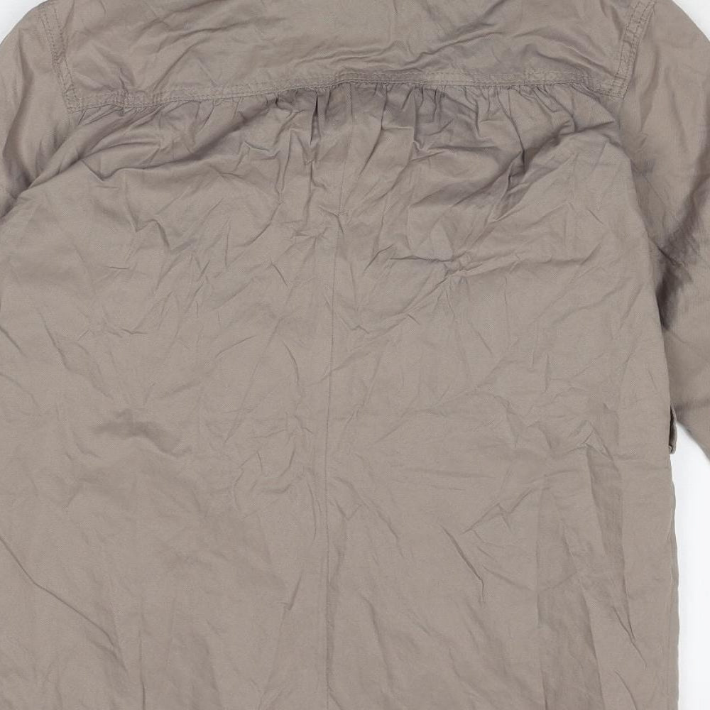 Marks and Spencer Womens Brown Jacket Size 8 Zip