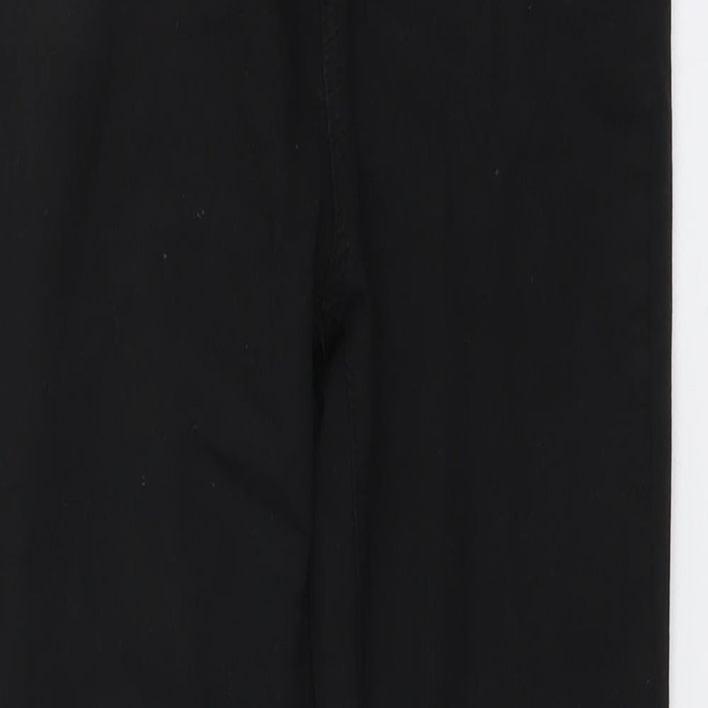 Stradivarius Womens Black Cotton Skinny Jeans Size 8 L27 in Regular Button