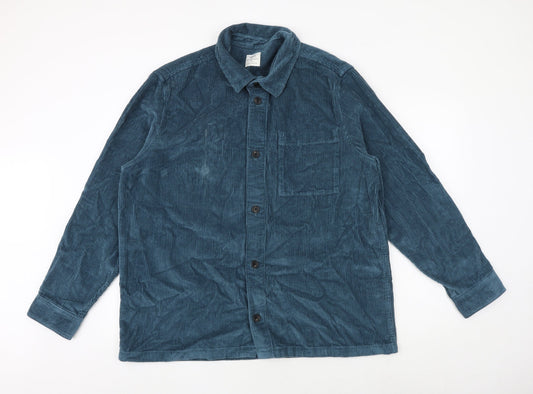 Marks & Spencer Mens Green Jacket Size XL Button