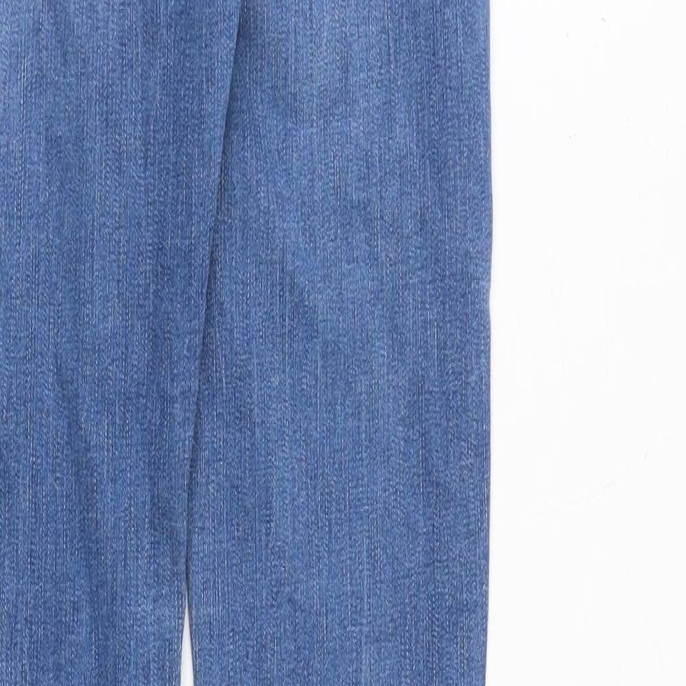 H&M Womens Blue Cotton Skinny Jeans Size 26 in L32 in Slim Zip