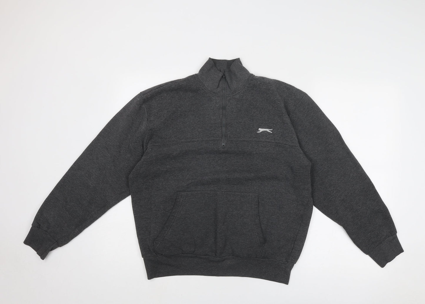 Slazenger Mens Grey Polyester Pullover Sweatshirt Size L