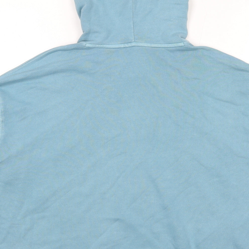 Marks and Spencer Womens Blue Cotton Pullover Hoodie Size M - San Francisco