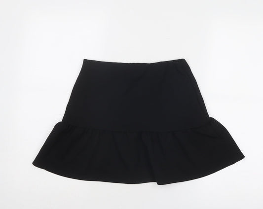 21 Saints Womens Black Polyester Swing Skirt Size 26 in